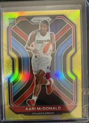 Aari McDonald [Gold Prizm] #91 Basketball Cards 2021 Panini Prizm WNBA Prices
