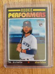 Bo Bichette Baseball Cards 2020 Topps Heritage Rookie Performers Prices