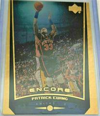Patrick Ewing [Gold F/X] Basketball Cards 1998 Upper Deck Encore Prices