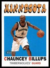 Chauncey Billups #119 Basketball Cards 2000 Topps Heritage Prices