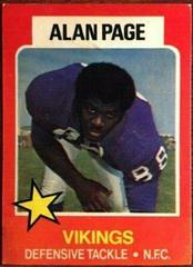 Alan Page #1 Football Cards 1975 Wonder Bread Prices