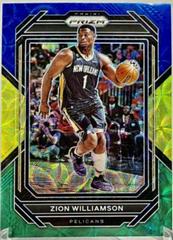 Zion Williamson [Choice Blue Yellow Green] Basketball Cards 2022 Panini Prizm Prices