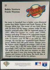 Frank Thomas, Robin Ventura [Gold Hologram] Baseball Cards 1993 Upper Deck Prices