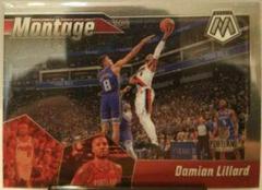 Damian Lillard #1 Basketball Cards 2019 Panini Mosaic Montage Prices