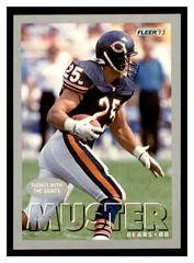 Brad Muster #10 Football Cards 1993 Fleer Prices