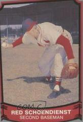 Red Schoendienst [Schoendienst] #2 Baseball Cards 1988 Pacific Legends Prices