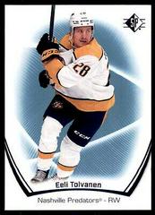Eeli Tolvanen [Blue] #8 Hockey Cards 2021 SP Prices