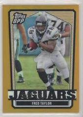 Fred Taylor [Chrome Gold Refractor] #19 Football Cards 2007 Topps Draft Picks & Prospects Prices