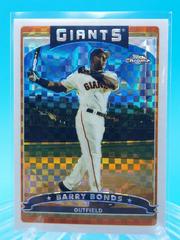 Barry Bonds [Xfractor] Baseball Cards 2006 Topps Chrome Prices