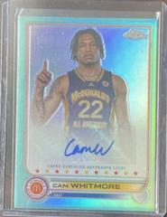 Cam Whitmore [Aqua] Basketball Cards 2022 Topps Chrome McDonald's All-American Autographs Prices
