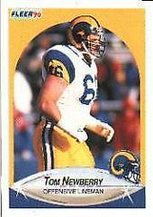 Tom Newberry Football Cards 1990 Fleer Prices