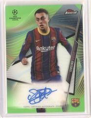 Sergino Dest [Neon Green Refractor] Soccer Cards 2020 Topps Finest UEFA Champions League Autographs Prices