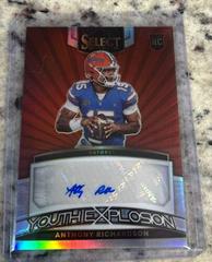 Anthony Richardson [Red] #YS-ARI Football Cards 2023 Panini Select Draft Picks Youth Explosion Signatures Prices