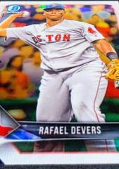 Rafael Devers Baseball Cards 2018 Bowman Chrome Rookie Autographs Prices