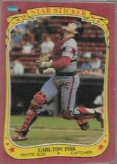 Carlton Fisk #38 Baseball Cards 1986 Fleer Star Stickers Prices