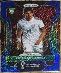 Erick Gutierrez [Blue Shimmer] #150 Soccer Cards 2022 Panini Prizm World Cup Prices