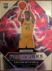 Davion Mitchell Basketball Cards 2021 Panini Prizm Draft Picks Fireworks Prices