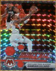Damian Lillard [Mosaic] #12 Basketball Cards 2022 Panini Mosaic Montage Prices