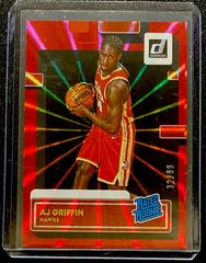 AJ Griffin [Red Laser] #216 Basketball Cards 2022 Panini Donruss Prices