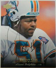 Bryan Cox #159 Football Cards 1995 Upper Deck Prices