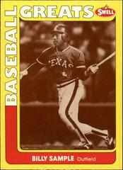 Billy Sample #79 Baseball Cards 1991 Swell Greats Prices