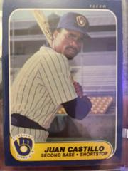 Juan Castillo Baseball Cards 1986 Fleer Update Prices
