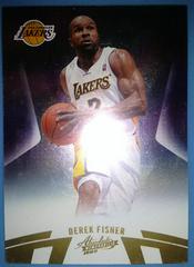 Derek Fisher Basketball Cards 2011 Panini Gold Standard Golden 50 Memorablia Prices