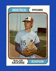 Balor Moore #453 Baseball Cards 1974 Topps Prices