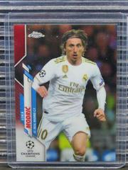 Luka Modric [Red Refractor] Soccer Cards 2019 Topps Chrome UEFA Champions League Prices