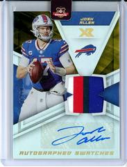 Josh Allen [Autograph Gold] #10 Football Cards 2021 Panini XR Prices