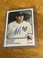 Anthony Rizzo #ROA-AR Baseball Cards 2022 Topps Heritage Real One Autographs Prices