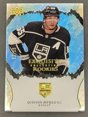 Quinton Byfield [Blue] Hockey Cards 2021 Upper Deck Ice Exquisite Collection Rookies Prices