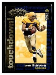Brett Favre [Gold Exchange] Football Cards 1995 Collector's Choice Crash the Game Prices