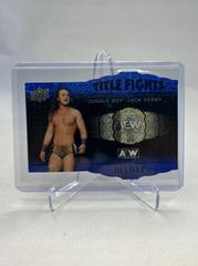 Jack Perry [Blue] #TF-9 Wrestling Cards 2022 Upper Deck Allure AEW Title Fights Prices