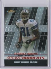 Terrell Owens [Black Refractor] #FM-TO Football Cards 2008 Topps Finest Moments Prices