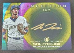 Sal Frelick [Gold Rainbow] #ISS-SF Baseball Cards 2022 Bowman Inception Silver Signings Autographs Prices