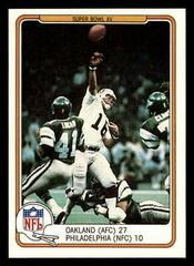 Super Bowl XV [Oakland vs. Philadelphia] Football Cards 1982 Fleer Team Action Prices