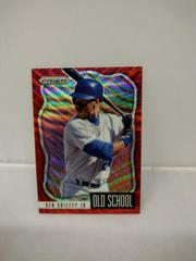 Ken Griffey Jr. [Red Wave Prizm] #OS-2 Baseball Cards 2021 Panini Prizm Old School Prices