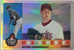 Max Scherzer [Refractor] #C97 Baseball Cards 2009 Topps Heritage Chrome Prices