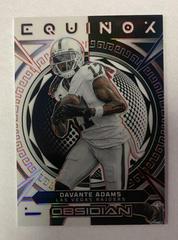 Davante Adams [Red Electric Etch] #14 Football Cards 2023 Panini Obsidian Equinox Prices