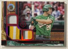 Matt Olson [Red] #49 Baseball Cards 2022 Topps Tribute Prices