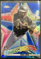 Oneil Cruz [Blue] Baseball Cards 2022 Topps Chrome Logofractor Future Stars Prices
