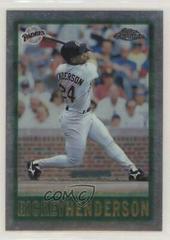 Rickey Henderson #39 Baseball Cards 1997 Topps Chrome Prices