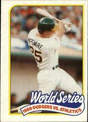 Mark McGwire Baseball Cards 1989 O Pee Chee Prices