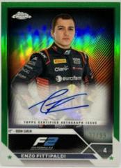 Enzo Fittipaldi [Green Refractor] #CAC-EF Racing Cards 2023 Topps Chrome Formula 1 Autograph Prices