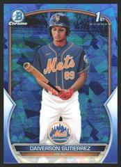 Daiverson Gutierrez #BCP-154 Baseball Cards 2023 Bowman Chrome Prospects Sapphire Prices