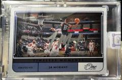 Ja Morant [Blue] #TM-JAM Basketball Cards 2021 Panini One and One Timeless Moments Autographs Prices