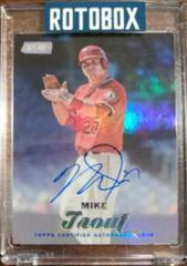 Mike Trout [Rainbow Foil] #SCA-MT Baseball Cards 2017 Stadium Club Autographs Prices