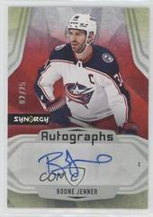 Boone Jenner [Red] #A-BJ Hockey Cards 2021 Upper Deck Synergy Autographs Prices