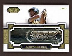 Rickey Henderson Baseball Cards 2023 Topps Tier One Limited Lumber Prices